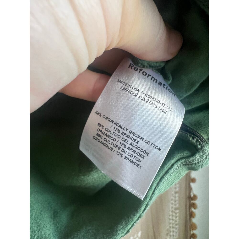 Reformation Foster Knit Set in Green - Picture 10 of 12